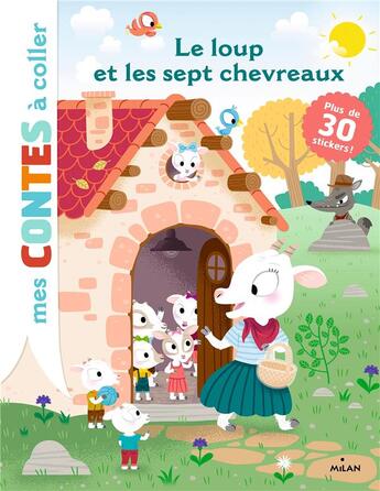 Couverture du livre « Le loup et les sept chevreaux » de Benjamin Becue aux éditions Milan