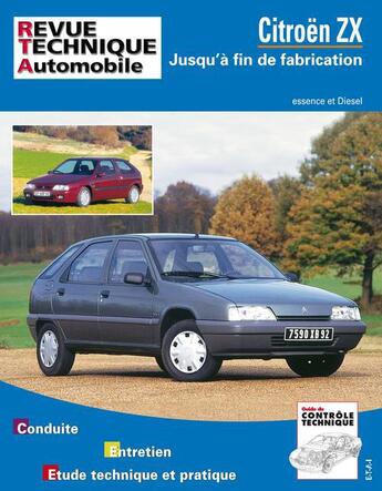 Couverture du livre « Citroen zx - jusqu'a fin de fabrication » de Etai aux éditions Etai