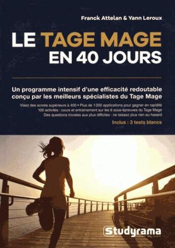 Couverture du livre « Tage mage marathon » de Attelan Franck aux éditions Studyrama