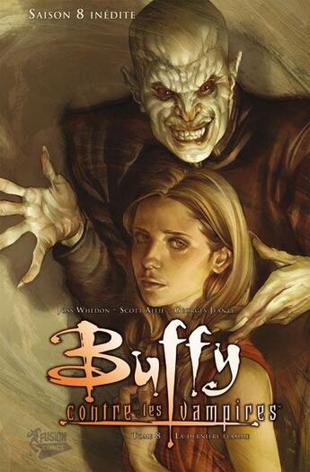 Couverture du livre « Buffy contre les vampires - saison 8 t.8 : la dernière flamme » de Scott Allie et Joss Whedon et Jane Espenson et Georges Jeanty et Karl Moline aux éditions Panini