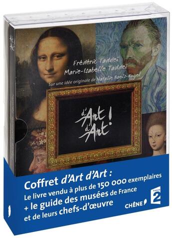 Couverture du livre « Coffret d'art d'art » de Frederic Taddei et Marie-Isabelle Taddei aux éditions Chene