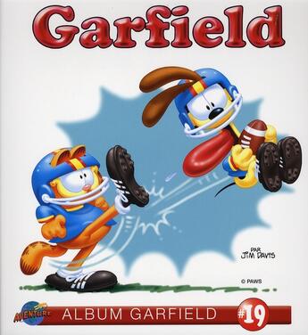 Couverture du livre « Garfield t.19 » de Jim Davis aux éditions Presses Aventure