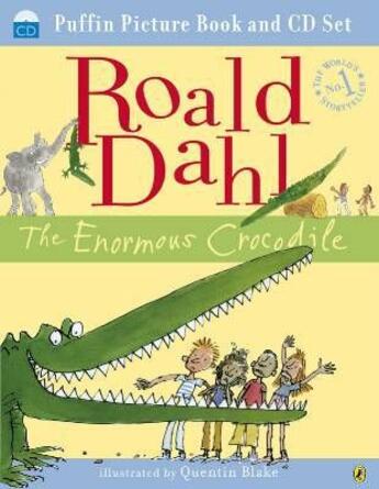 Couverture du livre « The enormous crocodile » de Roald Dahl aux éditions Penguin Audio