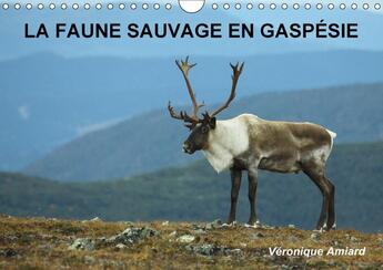 Couverture du livre « La faune sauvage en gaspesie calendrier mural 2018 din a4 ho - bienvenue dans le monde des an » de Amiard V aux éditions Calvendo