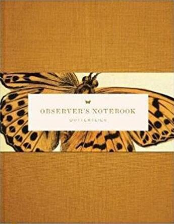 Couverture du livre « Observer's notebook butterflies » de Princeton Architectu aux éditions Princeton Architectural