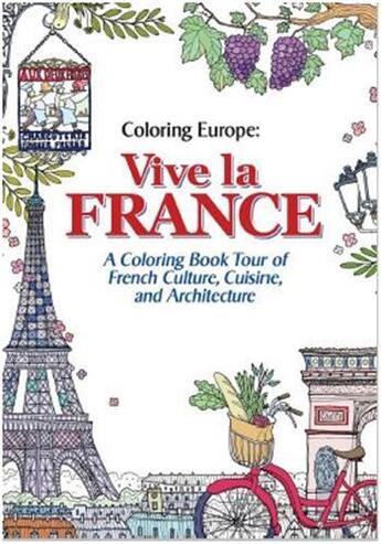 Couverture du livre « Coloring europe: vive la france » de Lee Sun aux éditions Interart