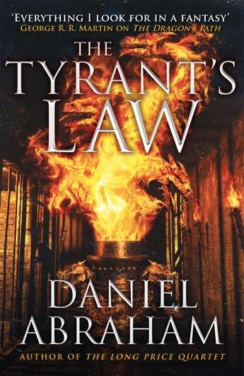 Couverture du livre « Dagger and the coin Tome 3 : the tyrant''s law » de Daniel Abraham aux éditions Orbit Uk