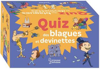 Couverture du livre « Quiz des blagues et devinettes » de Roux De Luze/Lecreux aux éditions Larousse