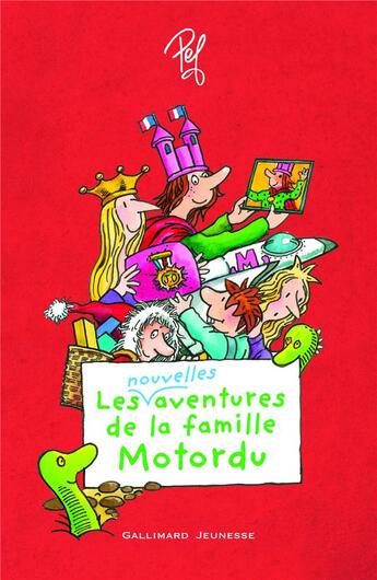 Couverture du livre « Les aventures de la famille Motordu Tome 2 » de Pef aux éditions Gallimard-jeunesse