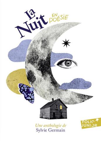 Couverture du livre « La nuit en poésie » de Sylvie Germain et Mathilde Aubier aux éditions Gallimard-jeunesse