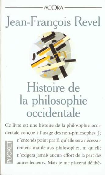 Couverture du livre « L'Histoire De La Philosophie Occidentale » de Jean-Francois Revel aux éditions Pocket