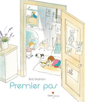 Couverture du livre « Premier pas » de Bob Graham aux éditions Didier Jeunesse