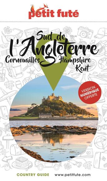 Couverture du livre « GUIDE PETIT FUTE ; COUNTRY GUIDE : sud de l'Angleterre (édition 2021/2022) » de Collectif Petit Fute aux éditions Le Petit Fute