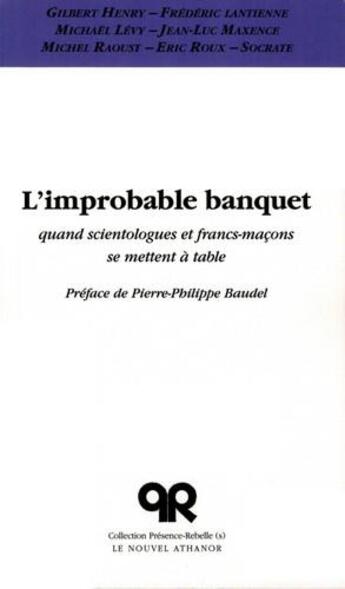Couverture du livre « L'improbable banquet » de  aux éditions Nouvel Athanor