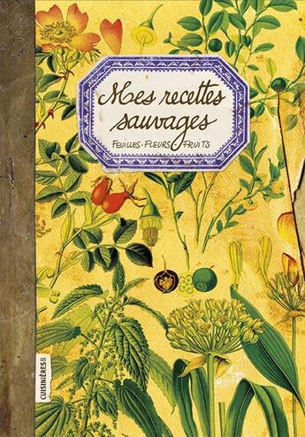 Couverture du livre « Mes recettes sauvages - feuilles-fleurs-fruits » de Pastor Martinez N. aux éditions Les Cuisinieres