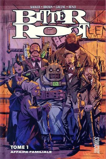 Couverture du livre « Bitter root t.1 : affaire familiale » de Chris Brown et Sanford Greene et David F. Walker aux éditions Hicomics