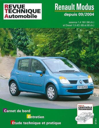 Couverture du livre « Renault modus - depuis 09-2004 » de Etai aux éditions Etai