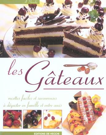 Couverture du livre « Gateaux (les) » de Strada aux éditions De Vecchi