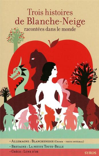 Couverture du livre « Trois histoires de Blanche-Neige racontées dans le monde » de Gilles Bizouerne aux éditions Syros