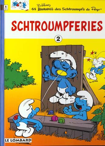 Couverture du livre « Schtroumpferies Tome 2 » de Peyo aux éditions Lombard