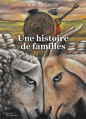 Couverture du livre « Une histoire de familles » de G.M. Saulnier aux éditions Baudelaire