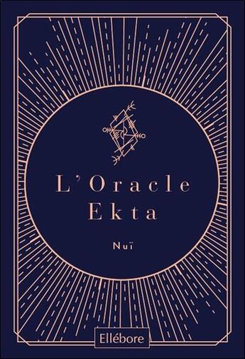 Couverture du livre « L'oracle Ekta » de Helene Lombardi aux éditions Ellebore