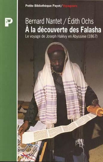 Couverture du livre « A la découverte des Falasha » de Nantet Bernard et Ochs Edith aux éditions Payot