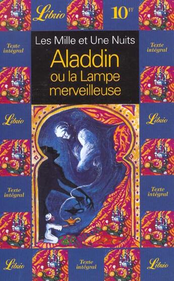 Couverture du livre « Mille et une nuits, aladdin ou la lampe merveilleuse (les) » de  aux éditions J'ai Lu