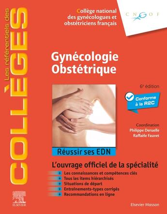 Couverture du livre « Gynécologie Obstétrique : Réussir ses EDN » de Collège National Des Gynécologues Et Obstétriciens Français aux éditions Elsevier-masson