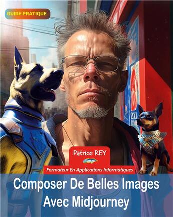 Couverture du livre « Composer de belles images avec Midjourney » de Patrice Rey aux éditions Books On Demand