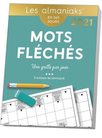 Couverture du livre « Mots fléchés (édition 2021) » de  aux éditions Editions 365