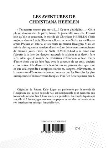 Couverture du livre « Les aventures de Christiana Heerlen » de Kelly Roger aux éditions Publiwiz