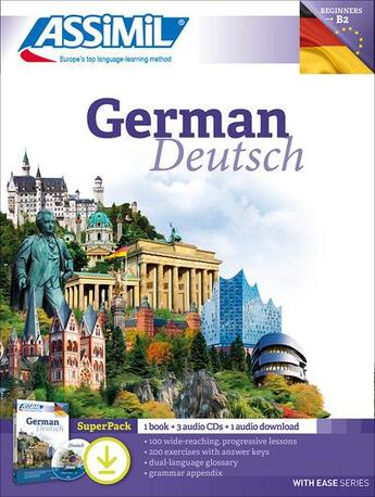 Couverture du livre « German (superpack téléchargement) » de Bettina Schodel aux éditions Assimil