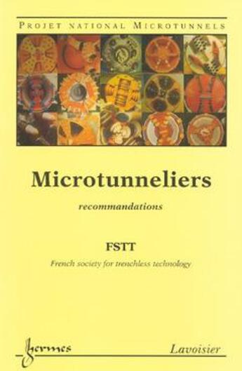 Couverture du livre « Microtunneliers : recommandations » de Fstt aux éditions Hermes Science Publications