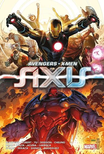 Couverture du livre « Avengers - X-Men ; Axis » de  aux éditions Panini