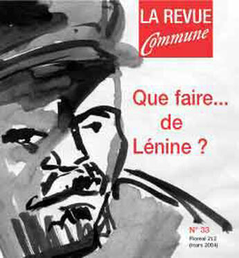 Couverture du livre « Que faire... de lenine ? » de  aux éditions Le Temps Des Cerises