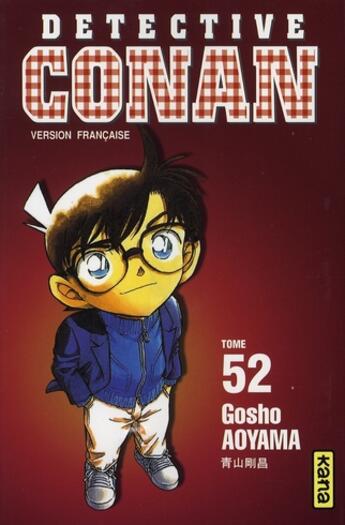 Couverture du livre « Détective Conan Tome 52 » de Gosho Aoyama aux éditions Kana