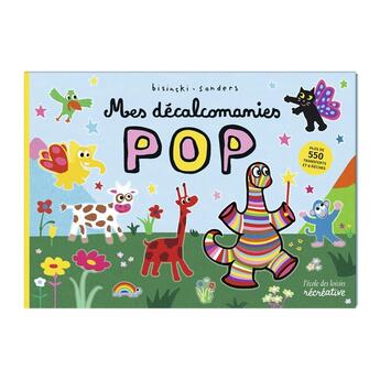 Couverture du livre « Mes decalcomanies pop » de Alex Sanders aux éditions Ecole Des Loisirs