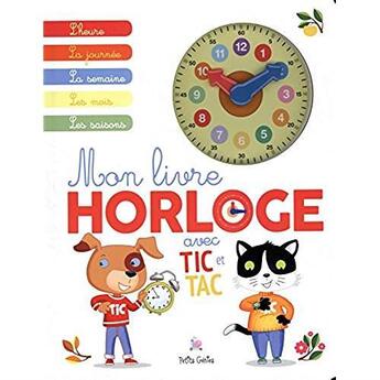 Couverture du livre « Livre horloge avec tic et tac (mon) » de  aux éditions Shoebox Media