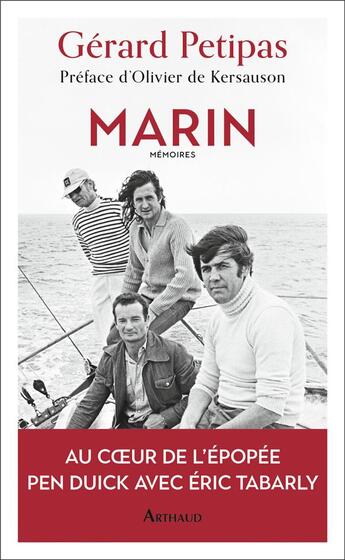 Couverture du livre « Marin » de Gerard Petipas aux éditions Arthaud