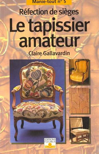 Couverture du livre « Tapissier amateur » de  aux éditions Mango