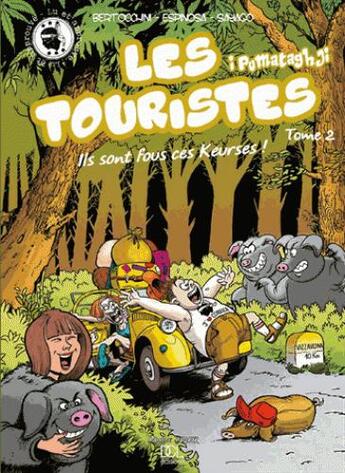 Couverture du livre « Les touristes » de Frederic Bertocchini et Michel Espinosa aux éditions Dcl