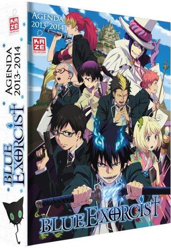 Couverture du livre « Blue exorcist ; agenda scolaire (édition 2013/2014) » de  aux éditions Kaze