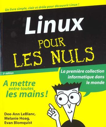 Couverture du livre « Linux Pour Les Nuls ; 5e Edition » de Leblanc Dee-Ann aux éditions First Interactive