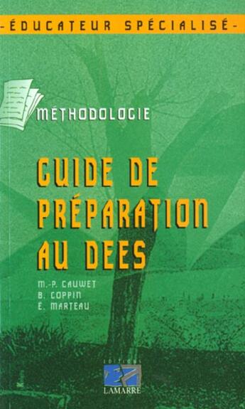 Couverture du livre « Guide de prepa au dees » de Cauwet aux éditions Ash