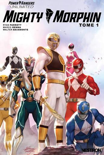 Couverture du livre « Power Rangers unlimited - mighty morphin Tome 0. » de Ryan Parrott et Marco Renna et Walter Baiamonte aux éditions Vestron