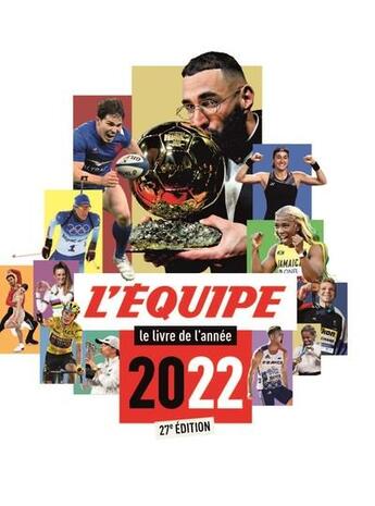 Couverture du livre « L'Equipe le livre de l'année (édition 2022) » de L'Equipe aux éditions Solar