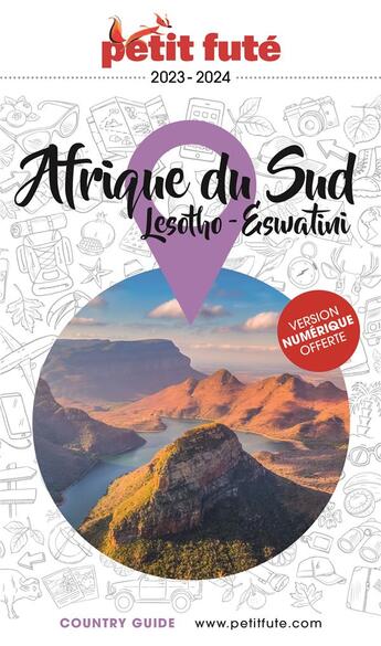 Couverture du livre « Country guide : Afrique du sud, Lesotho, Eswatini (édition 2023/2024) » de Collectif Petit Fute aux éditions Le Petit Fute