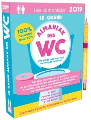 Couverture du livre « Le grand almaniak des WC (édition 2019) » de  aux éditions Editions 365