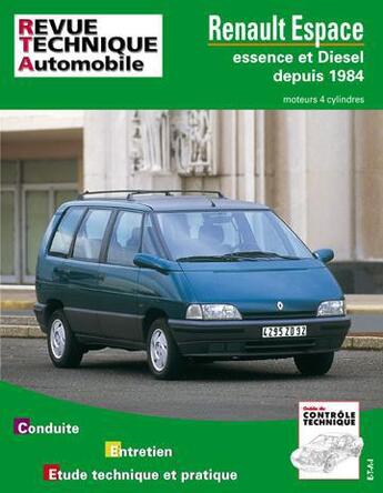 Couverture du livre « Renault espace - depuis 1984 » de Etai aux éditions Etai